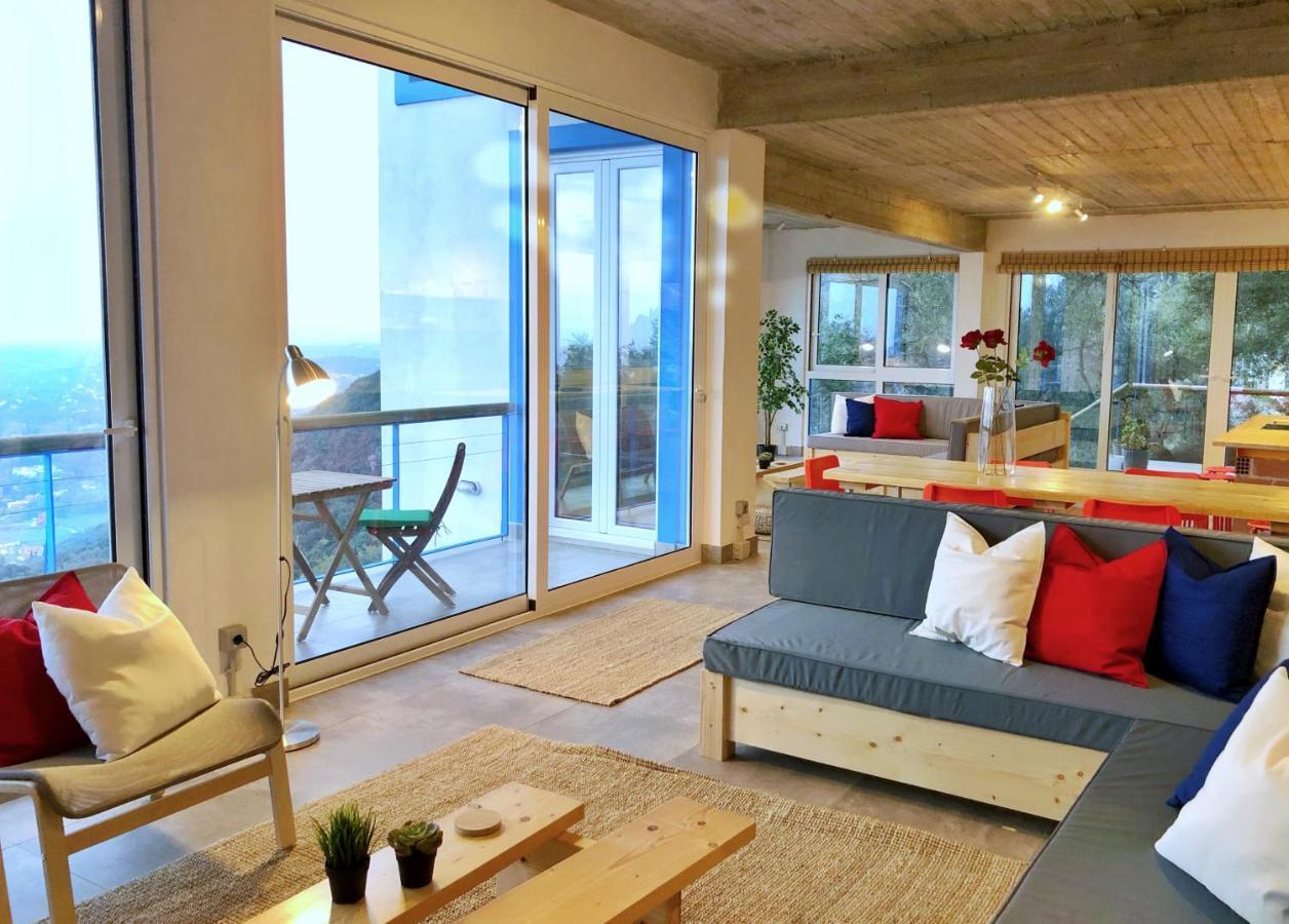 House Sienna Of Villa Intaba Best Views Corfiot Riviera Corfu Island Greece Contemporary Design Pool With Spectacular Sea Views Close To Ipsos Beach Pyrgi (Corfu) Exterior foto