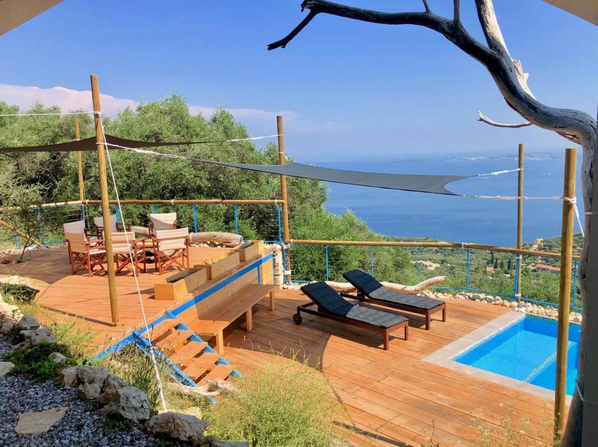 House Sienna Of Villa Intaba Best Views Corfiot Riviera Corfu Island Greece Contemporary Design Pool With Spectacular Sea Views Close To Ipsos Beach Pyrgi (Corfu) Exterior foto